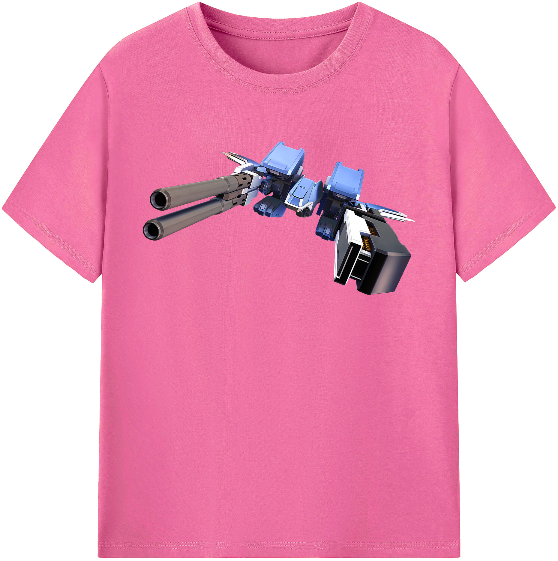 （画像用） 機動戦士ガンダム Mobile Suit Gundam レディースカジュアルプリントTシャツ（綿100％）